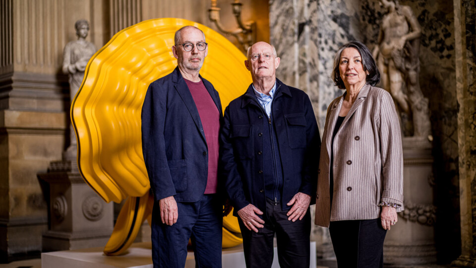 Wednesday 1st  May 2024
Picture Credit Charlotte Graham 
Picture Shows 

Rt Honorable Nicholas Howard and Vicky Howard with Tony Cragg with The sculpture Industrial Nature 

This special exhibition by internationally renowned artist Sir Tony Cragg will include several large-scale sculptures in the Gardens, as well as sculptures and works on paper in the historic rooms of the House.

Indoors and outdoors sculpture is everywhere at Castle Howard. Gigantic busts surround the dome, figures crown the roofline, and statues sit in niches on the front of the house.

In the 18th century this passion for sculpture on the part of the Howard family grew to include an array of lead statues in the grounds, as well as an extensive collection indoors of antiquities gathered by the 4th Earl on his Grand Tour in the 1730s; not to mention later portrait busts of members of the family and public figures.

But at Castle Howard there is always room for the new, so join the Castle Howard curatorial team as they explain the history of these collections with an exciting opportunity to view these figures alongside the contemporary work of Tony Cragg.