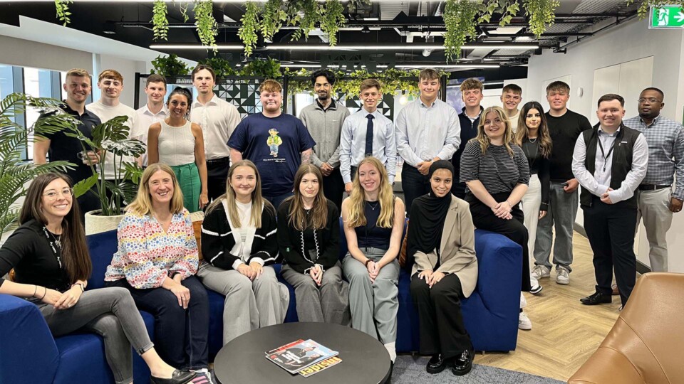 NEW STARTERS: Azets has welcomed 35 graduates and school leaversas new trainees at its three offices in Yorkshire. The latest, autumn cohort are pictured at the Leeds office in Kings Street. Azets' other Yorkshire offices are in Bradford and York.