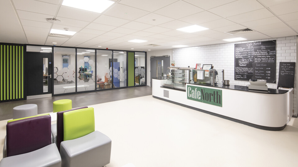 5. Leeds College of Building_North Street Reception and Cafe