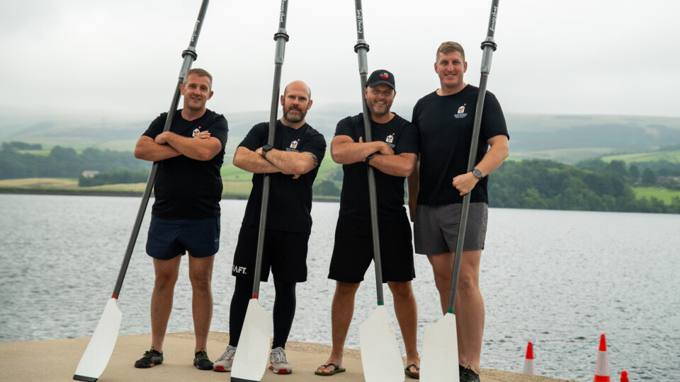 Matthew Pitchforth (in cap) and Team Graft