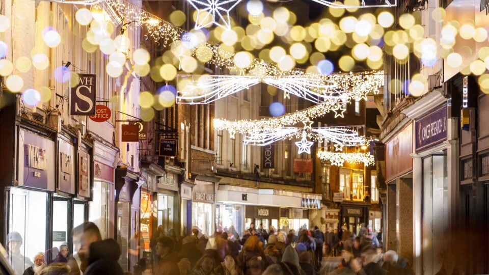 York Christmas lights