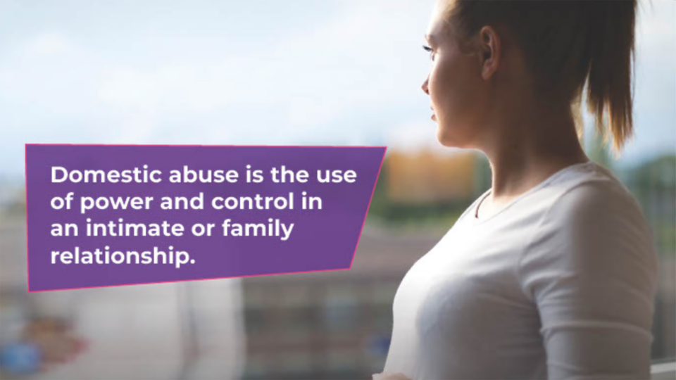 Domestic abuse campaign image