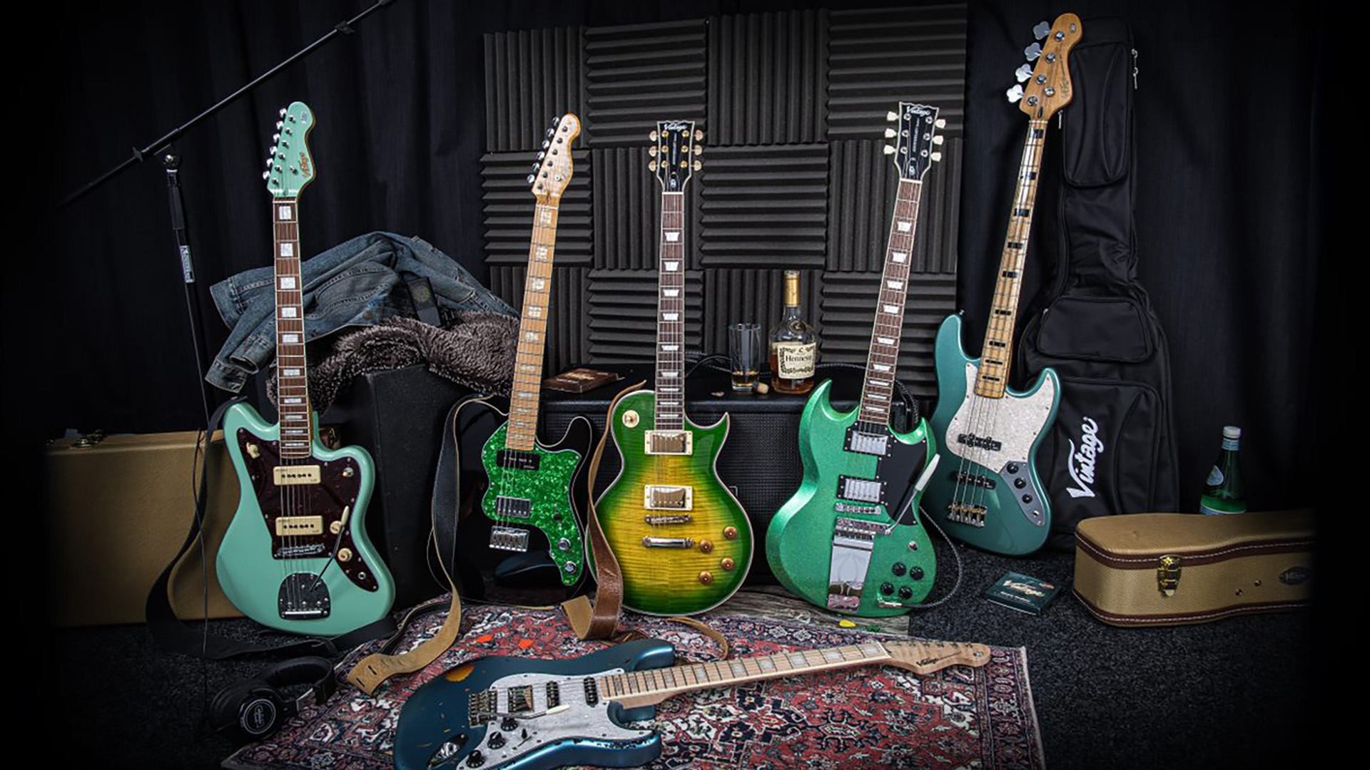 50s UK vintage エドワードジャケット set up Vintage 30th Anniversary V72 ReIssued Electric Guitar