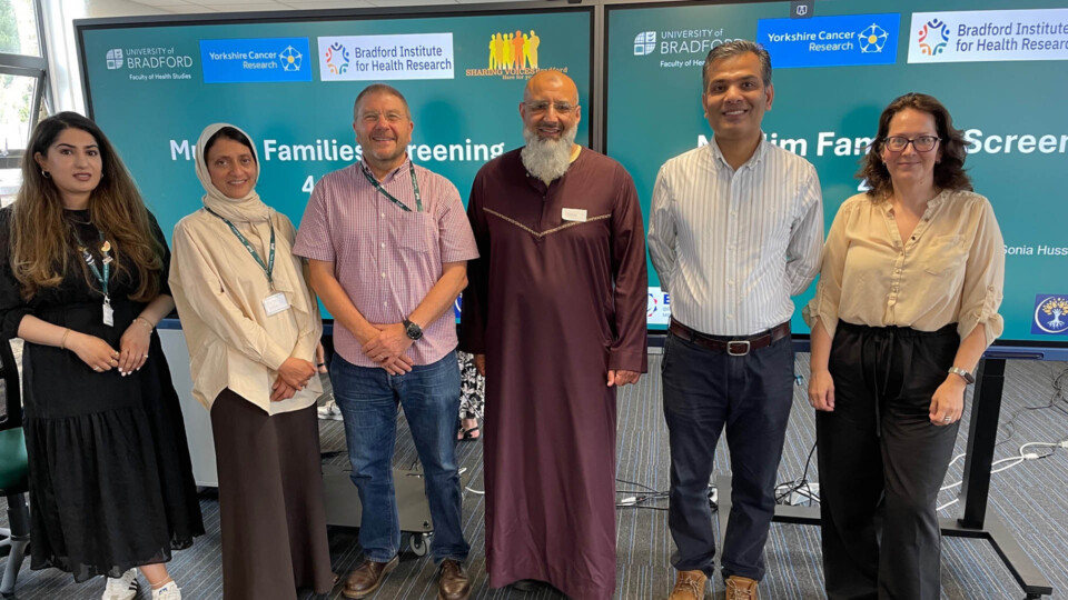 The Muslim Families Screening 4 Life project has concluded after three years. Images credit: University of Bradford