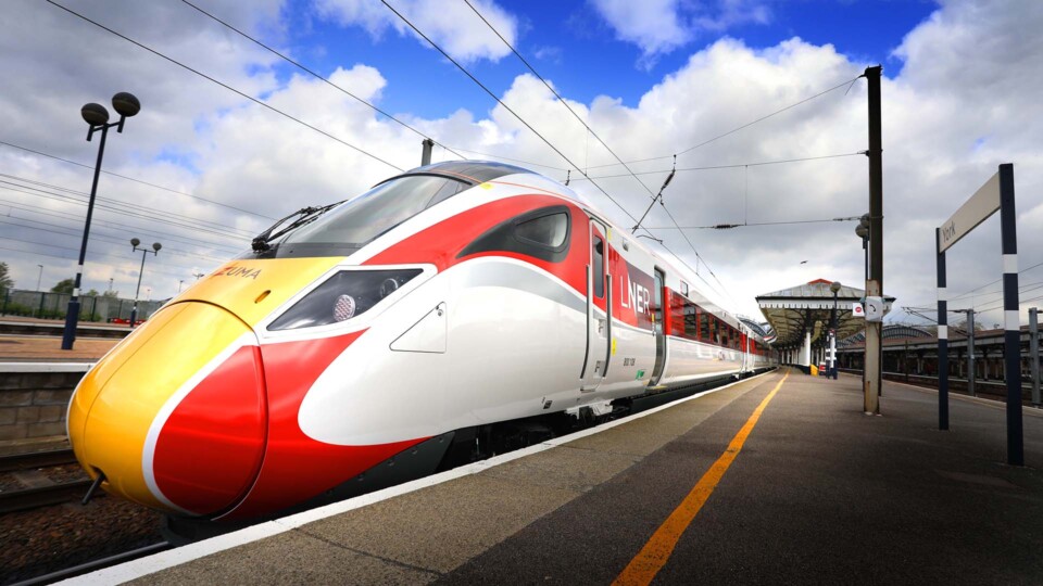 LNER Azuma train at York. Credit: LNER.