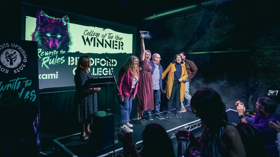 2.	 Bradford College wins 'College of the Year' at the Edufuturists Awards 2025.