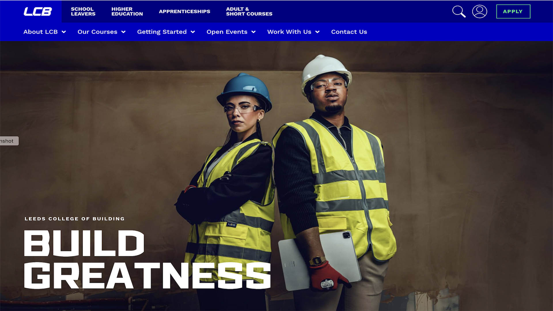 Leeds College of Building launches aspirational new branding and ...