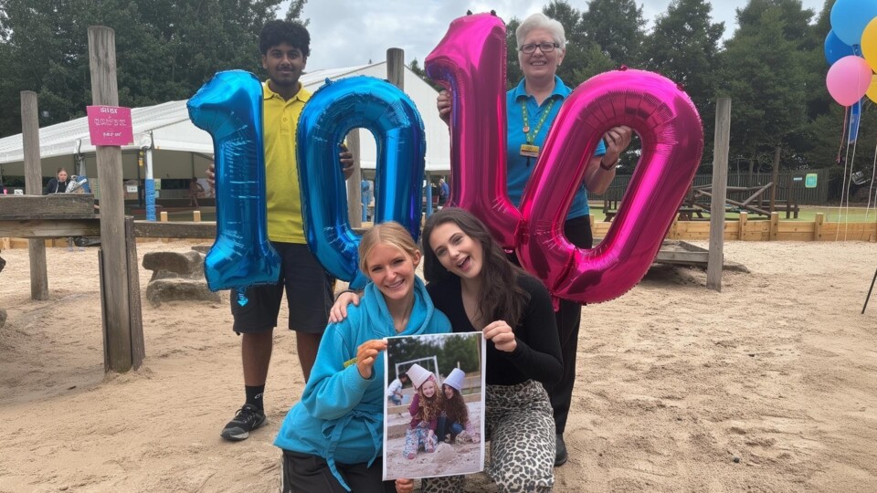 Zoran Mattara, Nicky Twigg with original models Flo Appleyard and Anya Dales 