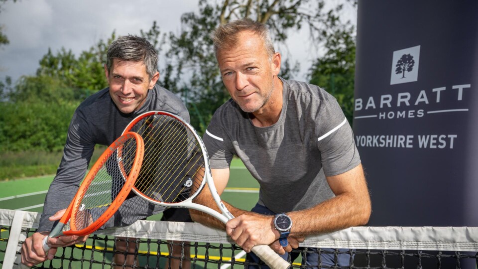 Barratt Homes donated £150 for the new pickleball equipment in Marton cum Grafton