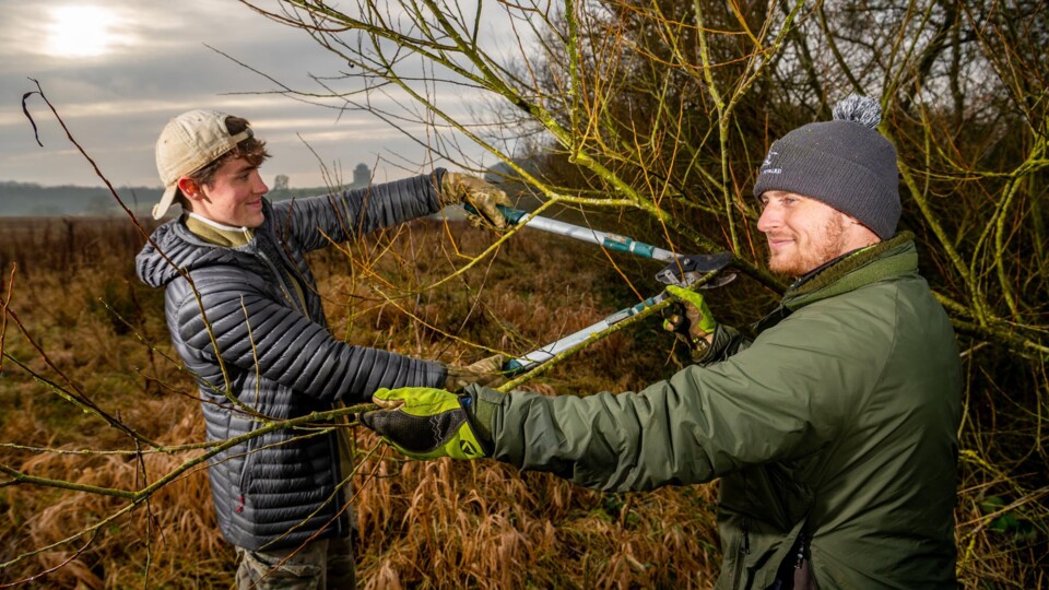 Castle Howard Conservation Volunteers and Natural Environment Tea. Photo by James Hardisty, Yorkshire Post
