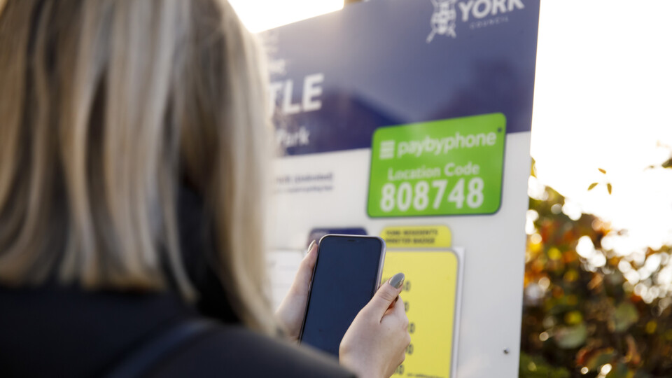 Paying for Council car parking