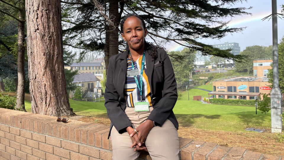 Dr Elizabeth Kiilu has urged people to enjoy nature for its health benefits. Images credit: University of Bradford