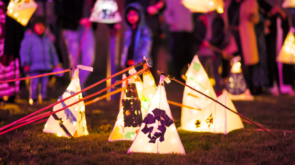 The Festival of the Dead lantern parade will be held in Northcliffe Park, Shipley, on 16 November. Images credit: Cecil Green Arts and University of Bradford
