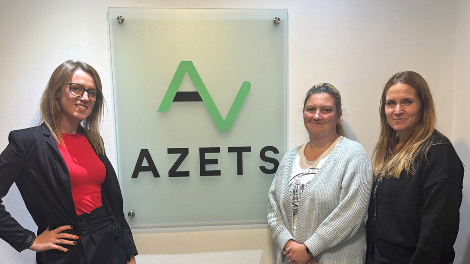 MOVING UP: Azets, the international accountancy and business advisory group, has announces three promotions at its Bradford office. 
Rebecca Cloxton has been promoted to Senior Manager (Audit and Accounts), Ewelina Lelecka has become Manager (Tax) and Louise Scarbrough steps up to the role of Manager.
Pictured from left are Manager (Tax) Ewelina Lelecka,  Senior Manager (Audit and Accounts) Rebecca Cloxton and Manager Louise Scarbrough.