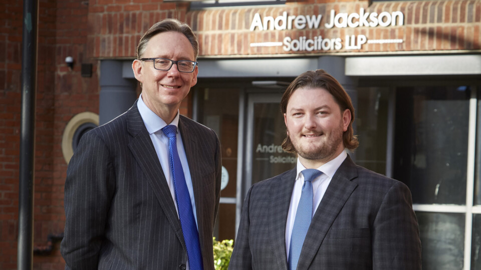 Pictured (l-r): - Nick Dean, partner, and head of litigation & dispute resolution, with Ben Naylor 