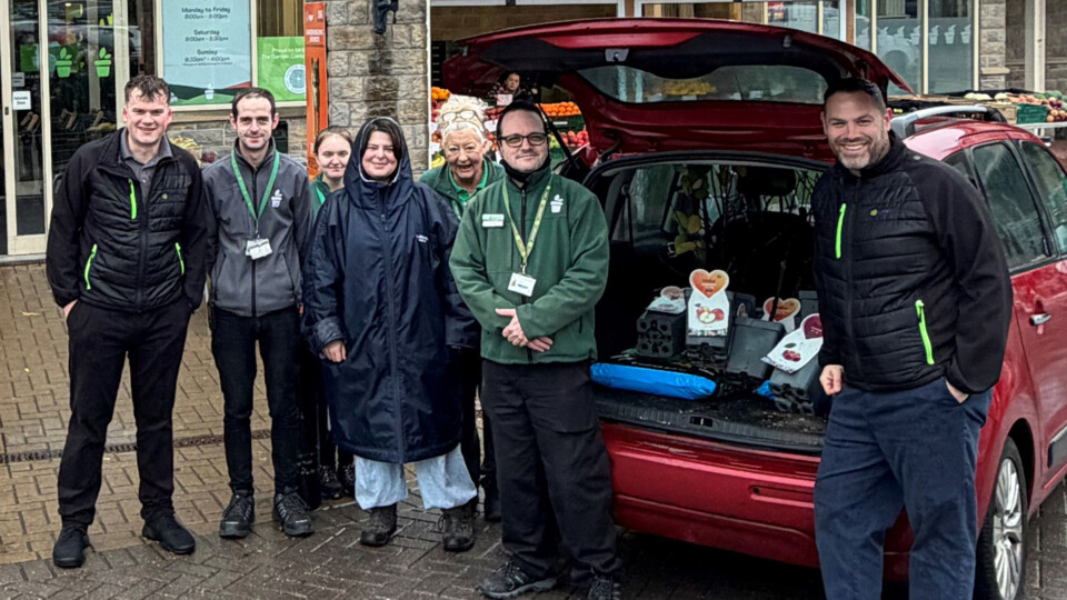 Left to right: Adam Pilling (Oyster), Macauley Jackson (Tong Garden Centre), Paige Rusling (Tong Garden Centre), Carina Culliney (head of forest school at Nurtured Childcare Group), Edwina Whitwam (Tong Garden Centre), Phil Birkhead (Oyster)