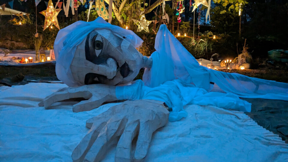 Festival of the Dead attracted 200 people to Northcliffe Park in Shipley. Images credit: University of Bradford