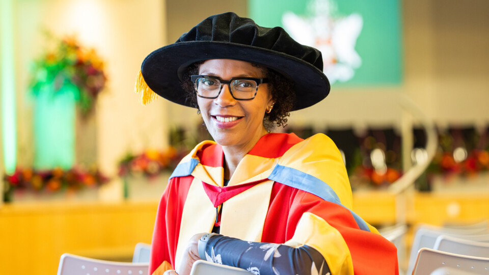 Therese Patten has received an Outstanding Contribution Award from the University of Bradford. Images credit: University of Bradford 