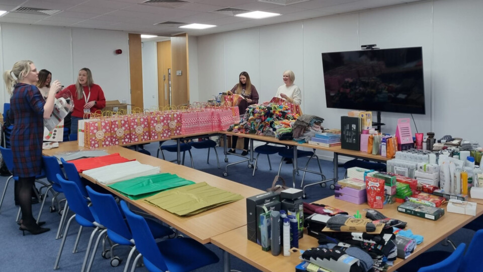 Chadwick Lawrence Dementia Gift Drive Presents