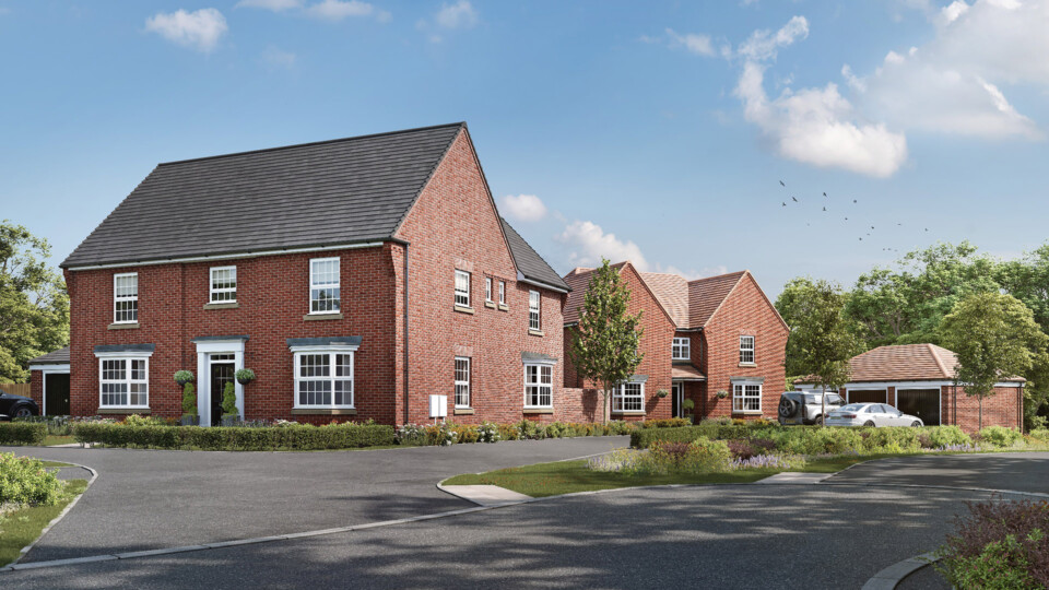 B&DWNE - Street Scene-Grey Towers DW Plots - 85-86