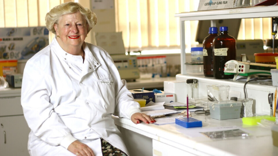 Professor Diana Anderson inside one of the laboratories at the University of Bradford. Images credit: University of Bradford