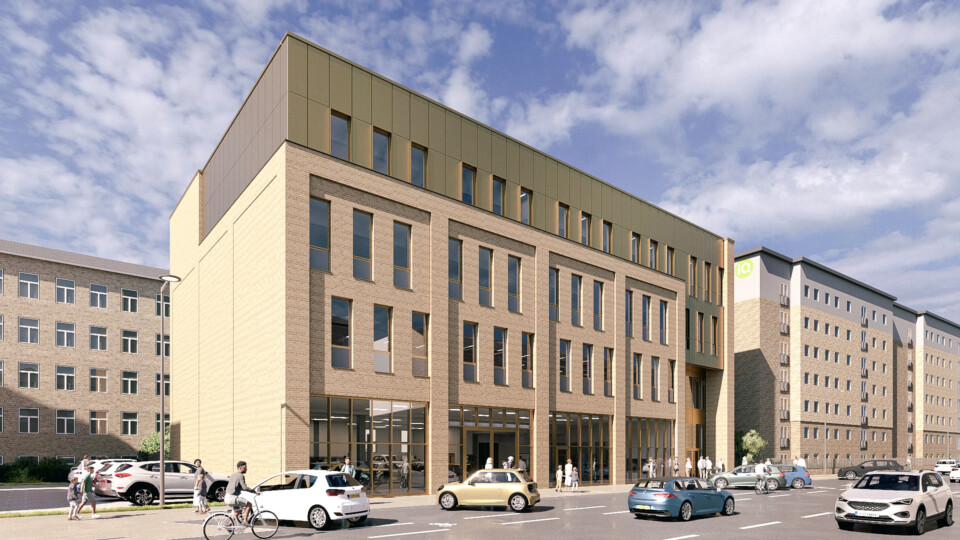 Junction Mills external elevation image, courtesy of Bond Bryan Architects.