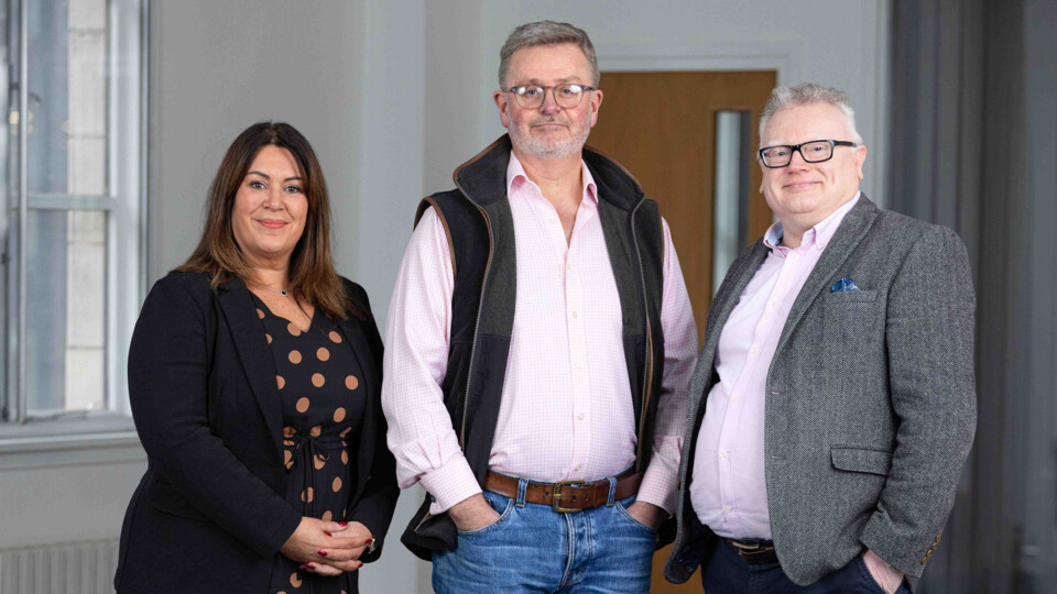 L-R Rebecca Wilson, Director, Think Compliance, Phillip Garlick, CEO, Product Partnerships Limited, Ian Beardmore, Director, Think Compliance copy