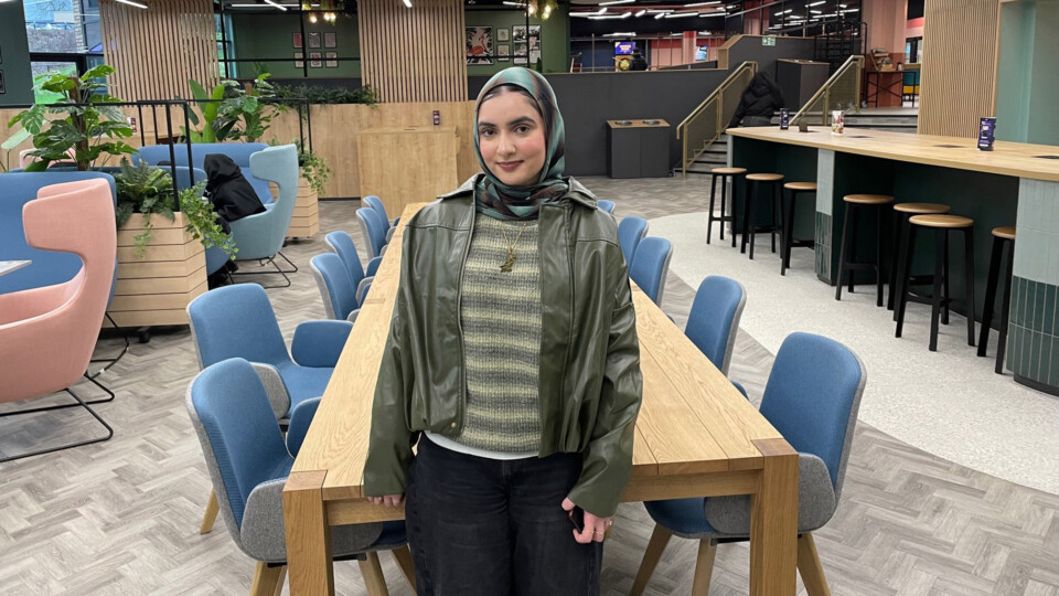 Anum Ayub is studying BSc Computer Science at the University of Bradford as part of the Rani Scholarship supported by the University’s Chancellor, Anita Rani. Images credit: University of Bradford