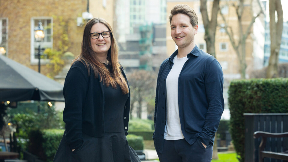 L to R Lauren McCluskey, Head of Virtual Finance Function at AAB and Sam Wilkinson, Co-Founder at RORA