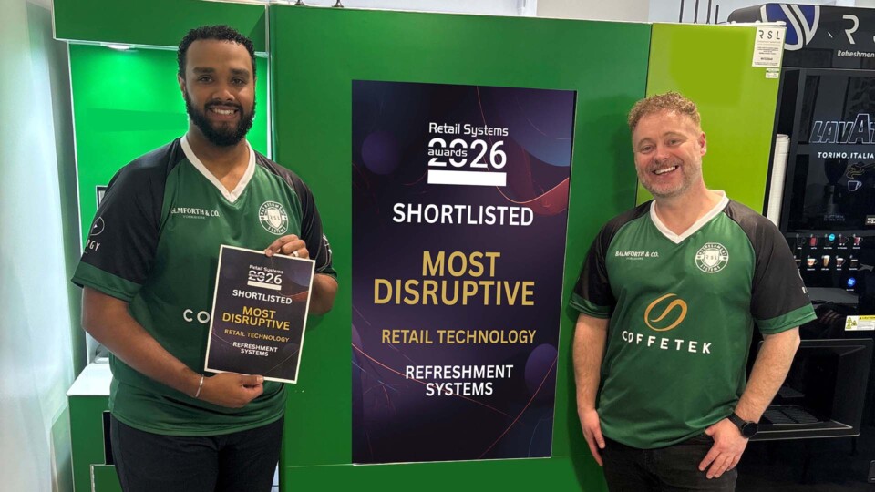 Refreshment Systems Shortlisted for Retail Systems Award small copy
