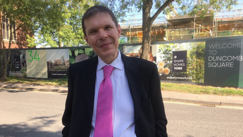 Cllr Pavlovic at Duncombe Barracks