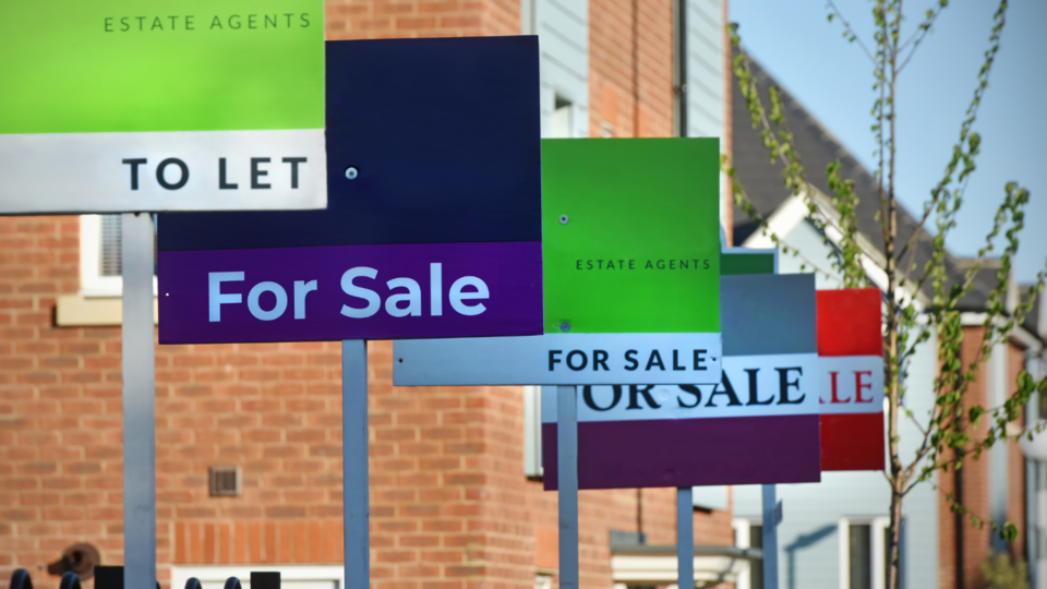 Estate agents signs
