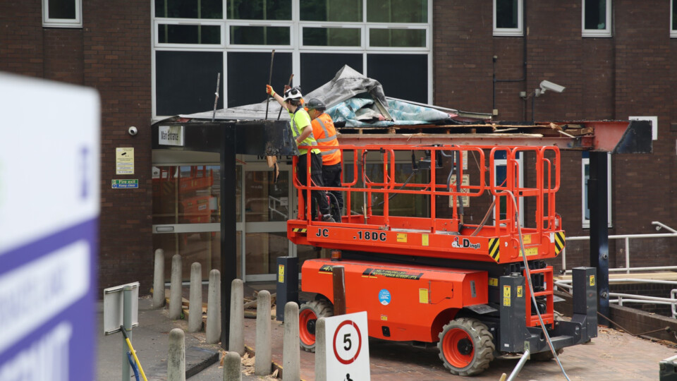 Building work in progress at LCB North Street Campus. 