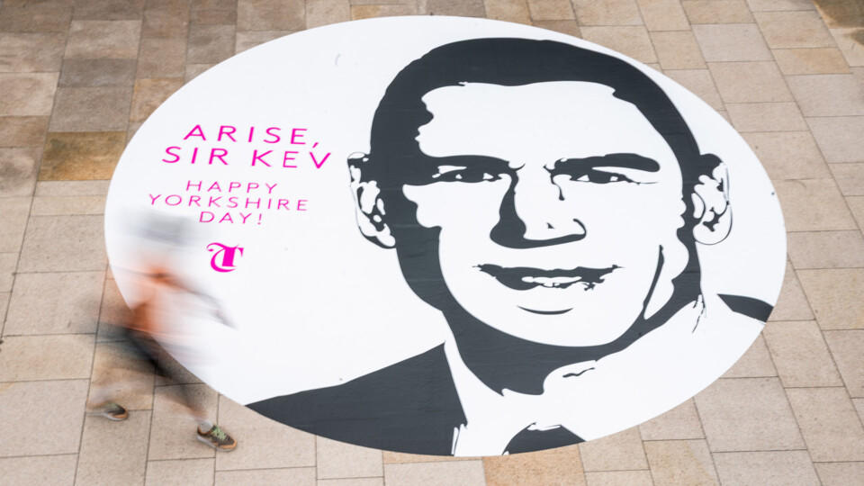 Trinity Leeds - Kevin Sinfield Floor Art for Yorkshire Day 1 (1)