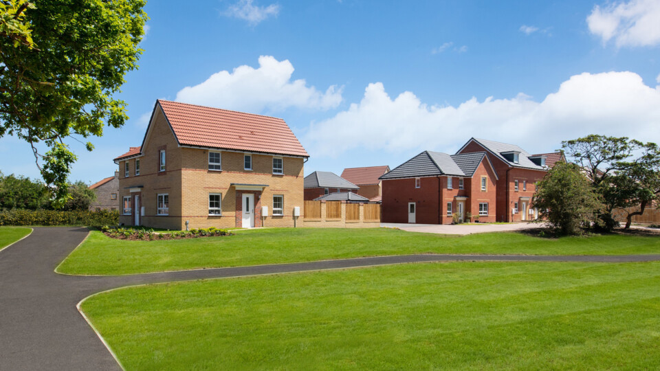 A typical street scene at Harclay Park in Boroughbridge