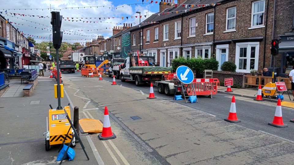 Bishopthorpe Road Works Firefly Upscaler 2x scale
