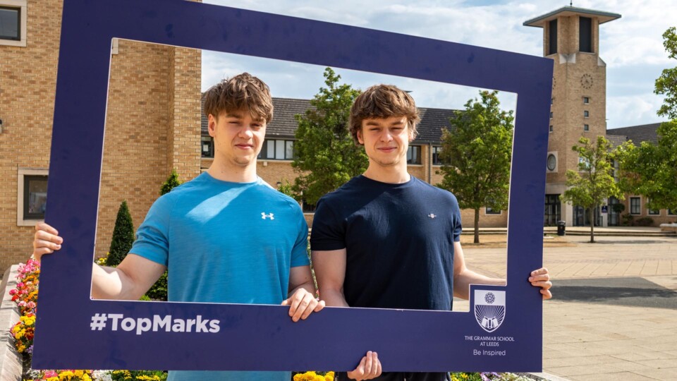 Harry and Alex are both heading to Durham after receiving top A-level results