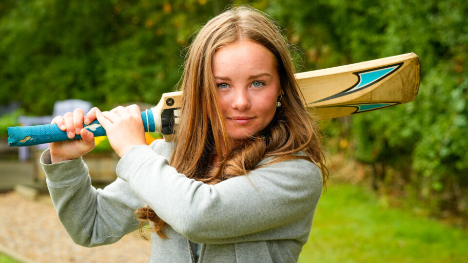 Yorkshire cricketer Lolita celebrates an impressive set of GCSE results