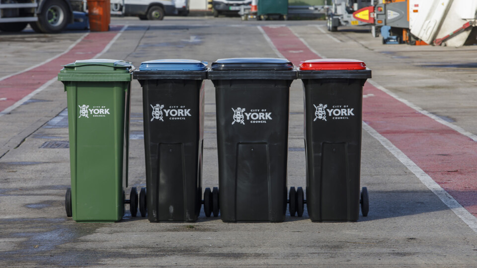 New recycling bins York
